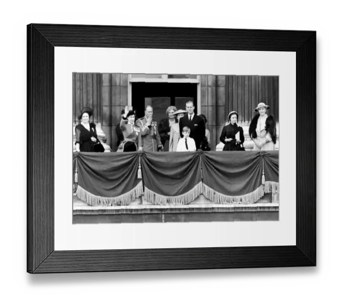 Framed Print : The strain of the hour long ceremony over, the Duke of Gloucester smokes a cigarette