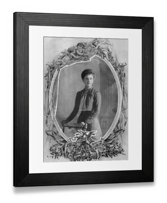 Framed Print : The Royal Wedding: The bride. H. R. H Princess Alice of Albany, married to H. S. H Framed Print : The Royal Wedding: The bride. H. R. H Princess Alice of Albany, married to H. S. H