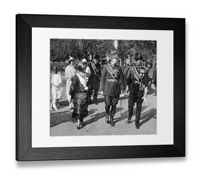 Framed Print : At the wedding Prince Paul of Serbia and Princess Olga of Greece, the best man the Duke of York Framed Print : At the wedding Prince Paul of Serbia and Princess Olga of Greece, the best man the Duke of York