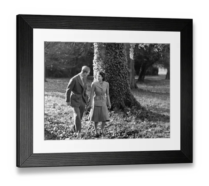 Framed Print : Royal Wedding. H. R. H Princess Elizabeth and Duke of Edinburgh. Royal Couple Framed Print : Royal Wedding. H. R. H Princess Elizabeth and Duke of Edinburgh. Royal Couple