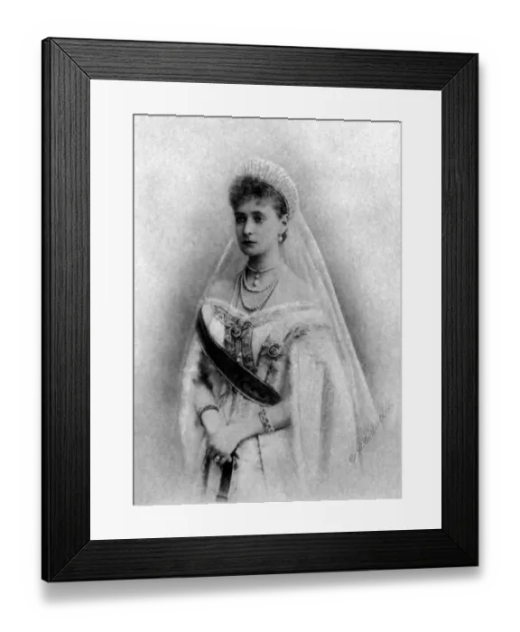 Framed Print : Alexandra-Feodorovna Imperatrice de Russie 1872 - Empress of Russia - Empress Alexandra Framed Print : Alexandra-Feodorovna Imperatrice de Russie 1872 - Empress of Russia - Empress Alexandra