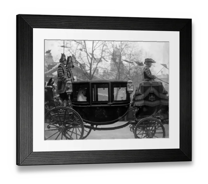 Framed Print : The Wedding of Princess Mary - the smiling bride - On 28 February 1922, Princess Framed Print : The Wedding of Princess Mary - the smiling bride - On 28 February 1922, Princess