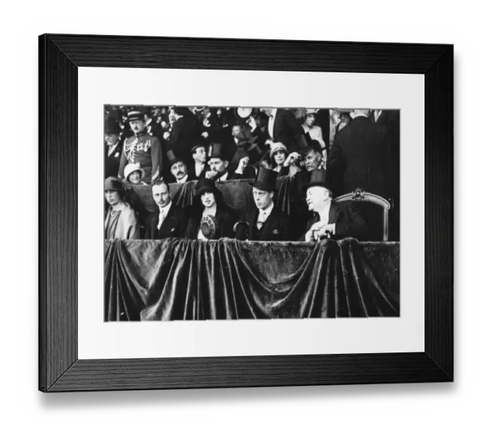 Framed Print : Royal Box at Olympic Games 1920 Antwerp