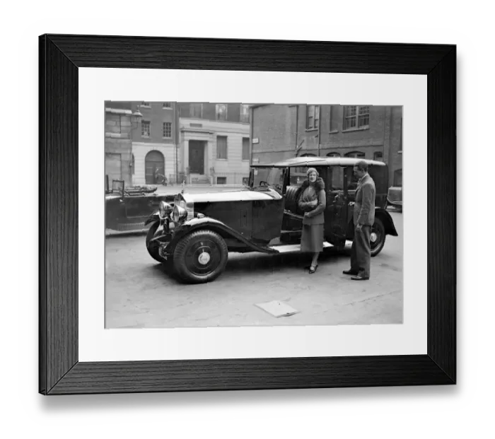 Framed Print : Princess Arthur of Connaught and Rolls - Royce Car. 30 April 1932 Framed Print : Princess Arthur of Connaught and Rolls - Royce Car. 30 April 1932