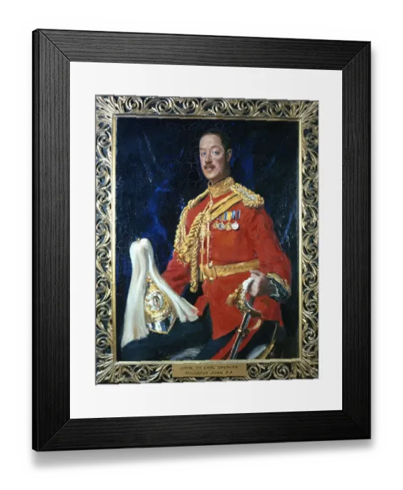 Framed Print : Albert Edward John Spencer, 7th Earl Spencer 1892 - 1975 : Portrait by Augustus John Framed Print : Albert Edward John Spencer, 7th Earl Spencer 1892 - 1975 : Portrait by Augustus John