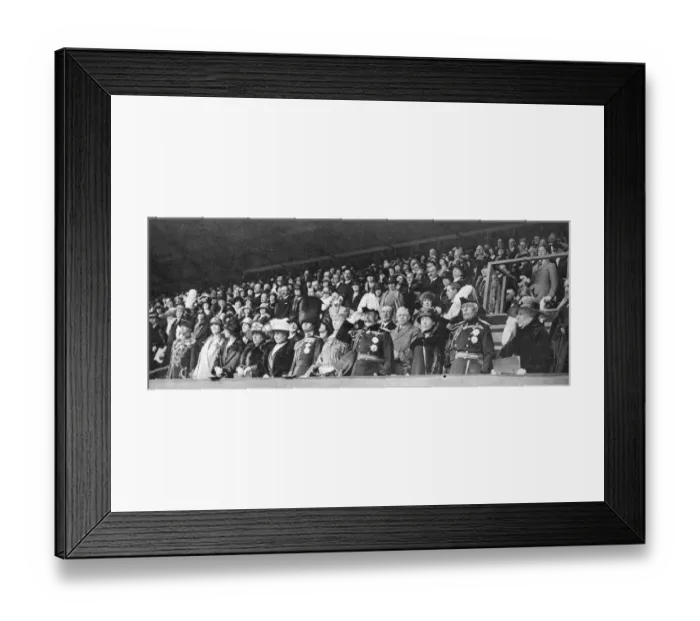 Framed Print : In the royal box: (L to R) Prince Henry, lady Patricia Ramsay, princess Helena Victoria Framed Print : In the royal box: (L to R) Prince Henry, lady Patricia Ramsay, princess Helena Victoria