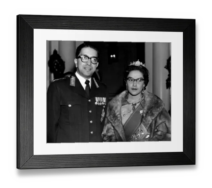 Framed Print : London: King Mahendra and Queen Ratna of Nepal arrive at the Nepalese Embassy here Framed Print : London: King Mahendra and Queen Ratna of Nepal arrive at the Nepalese Embassy here