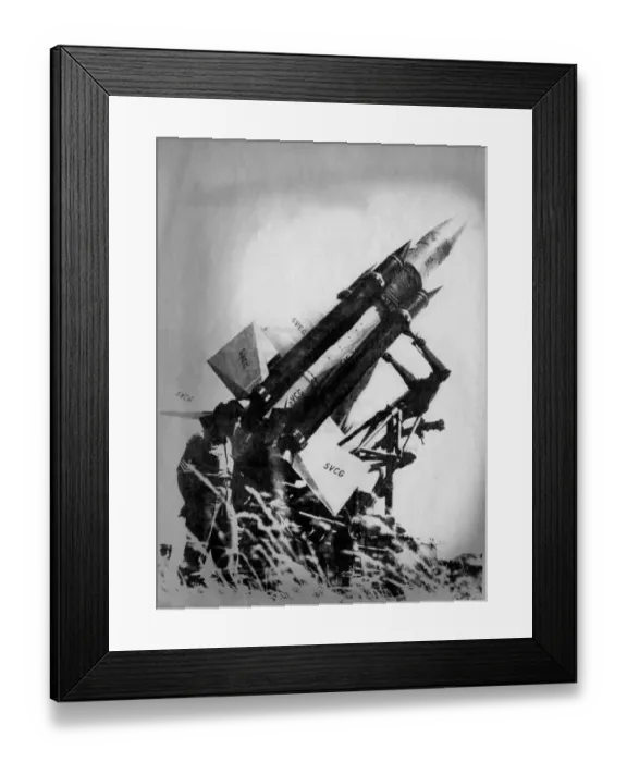 Framed Print : 16th July 1961: Trials undertaken for the guided weapons regiment of the Royal Artillery Framed Print : 16th July 1961: Trials undertaken for the guided weapons regiment of the Royal Artillery