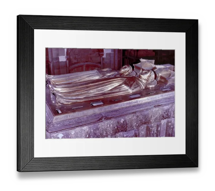 Framed Print : Westminster Abbey, Royal Effigies and Tombs, Richard II and Anne of Bohemia