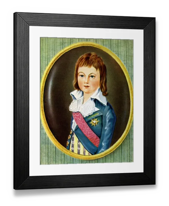 Framed Print : Louis XVII of France, also Louis VI of Navarre (March 27, 1785 - June 8, 1795) Framed Print : Louis XVII of France, also Louis VI of Navarre (March 27, 1785 - June 8, 1795)