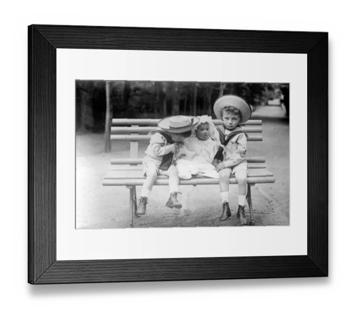 Framed Print : Spanish Royal Children, The Infantes Louis-Alphonse and Joseph-Eugene showing brotherly Framed Print : Spanish Royal Children, The Infantes Louis-Alphonse and Joseph-Eugene showing brotherly