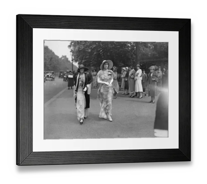 Framed Print : Nine thousand guests at royal garden party at Buckingham Palace. There were about Framed Print : Nine thousand guests at royal garden party at Buckingham Palace. There were about