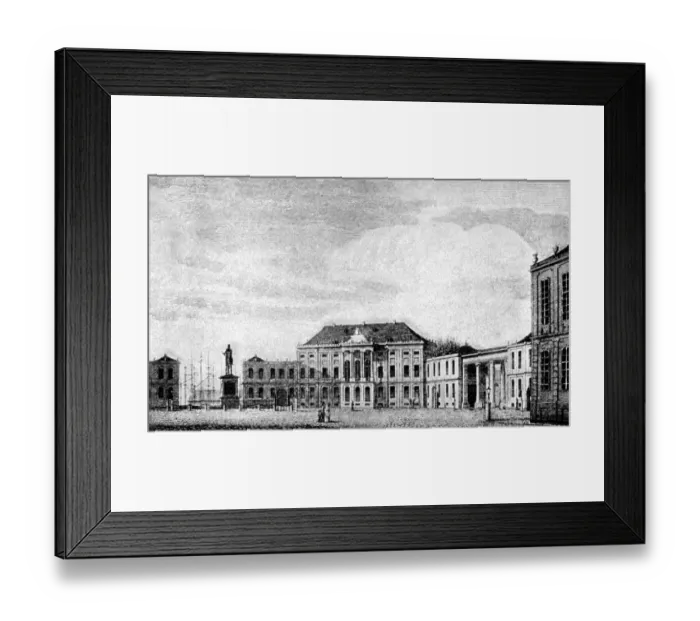 Framed Print : The Royal Palace Of Amalienborg, Copenhagen This palace consists of four buildings