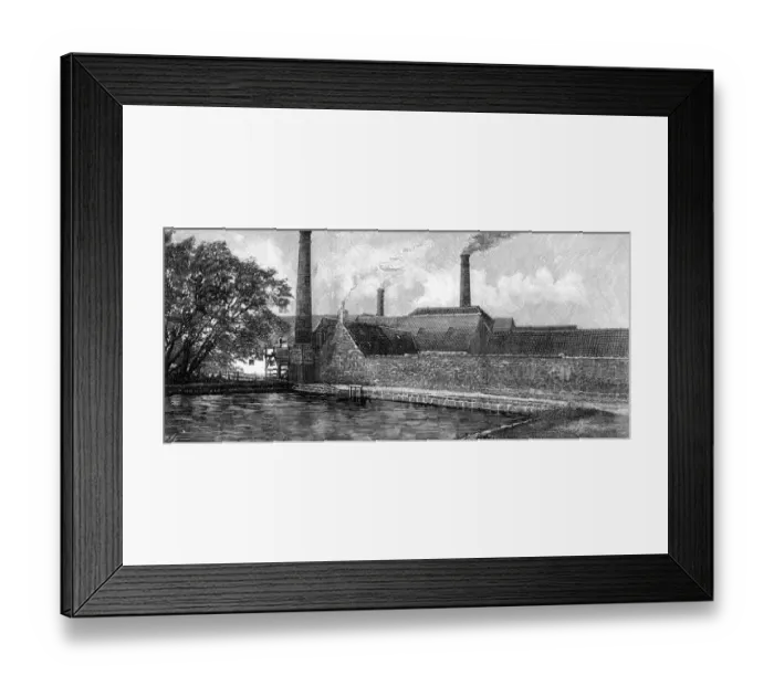 Framed Print : The Royal Bracka Distillery 30 August 1890 Framed Print : The Royal Bracka Distillery 30 August 1890