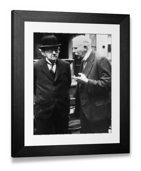 Framed Print : E Rutherford and J J Thompson Rutherford, Ernest, Sir (Baron Rutherford of Nelson) British Framed Print : E Rutherford and J J Thompson Rutherford, Ernest, Sir (Baron Rutherford of Nelson) British