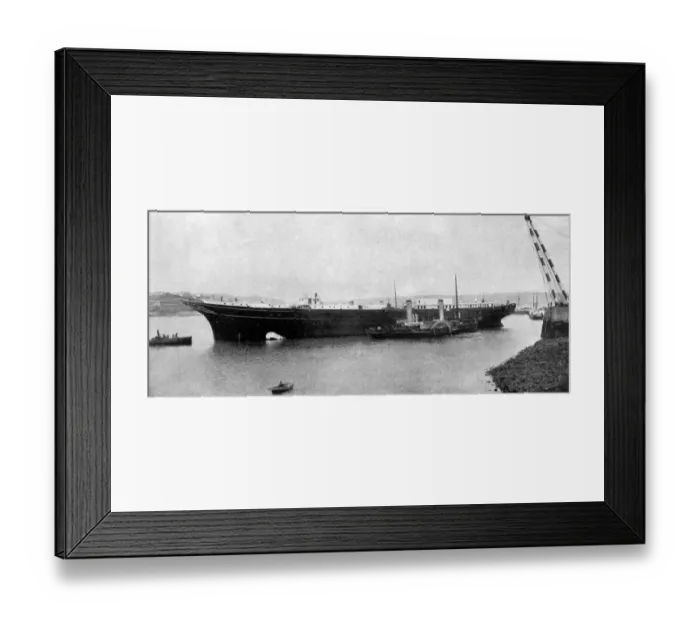 Framed Print : The New Royal Yacht Victoria and Albert launched at Pembroke on May 9. 20 May 1899 Framed Print : The New Royal Yacht Victoria and Albert launched at Pembroke on May 9. 20 May 1899