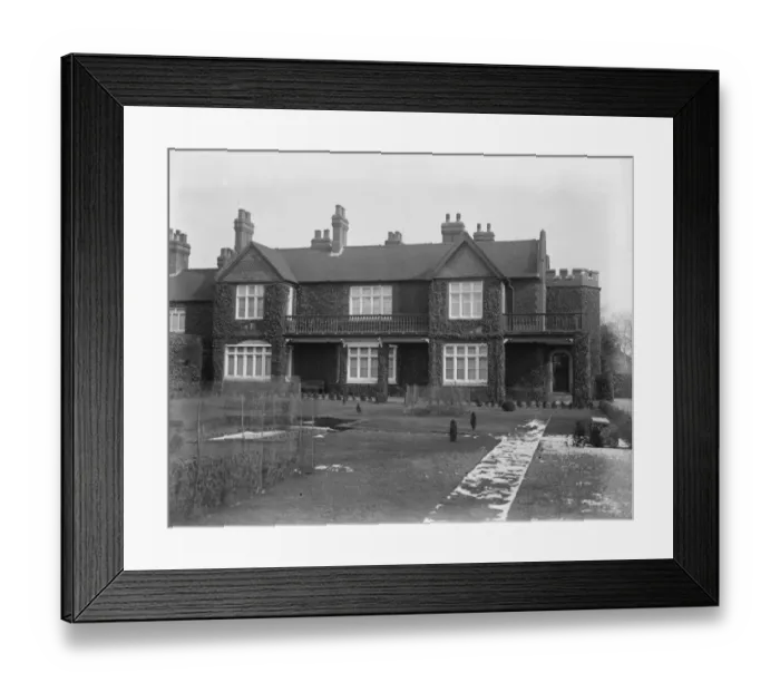 Framed Print : Appleton House, Sandringham, Norfolk, on the Royal estate. 2 March 1929 Framed Print : Appleton House, Sandringham, Norfolk, on the Royal estate. 2 March 1929
