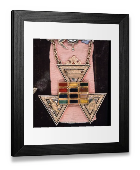 Framed Print : MASONIC - JEWELS. Masonic Jewel of Past Grand High Priest. Grand Chapter of Royal Arch masonry Framed Print : MASONIC - JEWELS. Masonic Jewel of Past Grand High Priest. Grand Chapter of Royal Arch masonry