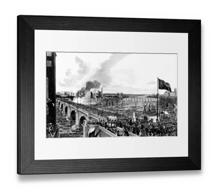 Framed Print : His Royal Highness the Prince Regent and Duke of Wellingtons first visit to Waterloo Framed Print : His Royal Highness the Prince Regent and Duke of Wellingtons first visit to Waterloo