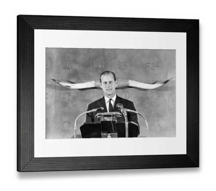 Framed Print : An unusual camera angle on the HRH Duke of Edinburgh during his Canadian tour The Duke Framed Print : An unusual camera angle on the HRH Duke of Edinburgh during his Canadian tour The Duke