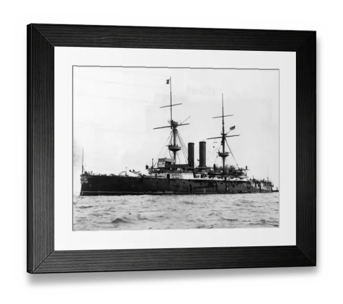 Framed Print : HMS Royal Sovereign Launched 1890 Framed Print : HMS Royal Sovereign Launched 1890