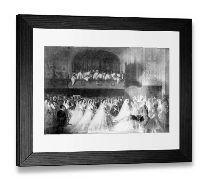 Framed Print : Wedding of Princess Helena of the United Kingdom : 25 May 1846 - 9 June 1923 to Prince Framed Print : Wedding of Princess Helena of the United Kingdom : 25 May 1846 - 9 June 1923 to Prince