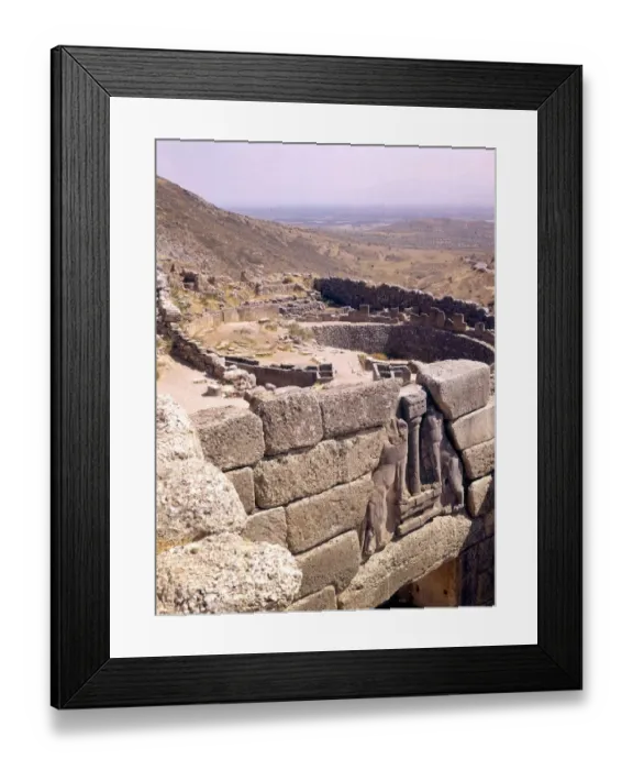 Framed Print : Royal Mycenae. The Upper Grave Circle inside the Lion Gate Framed Print : Royal Mycenae. The Upper Grave Circle inside the Lion Gate