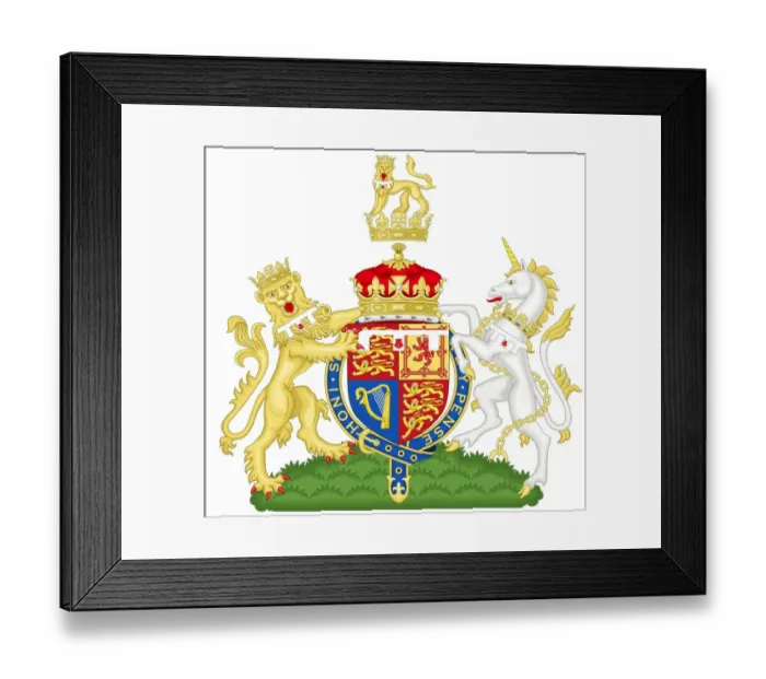 Framed Print : The coat of arms of HRH Prince William of Wales Framed Print : The coat of arms of HRH Prince William of Wales