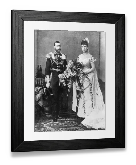 Framed Print : Prince George the Duke of York marries Princess Mary of Teck Pic shows Duke Framed Print : Prince George the Duke of York marries Princess Mary of Teck Pic shows Duke