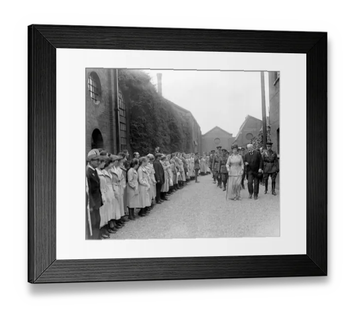 Framed Print : Royal visit to Bedford. 27 June 1918 Framed Print : Royal visit to Bedford. 27 June 1918