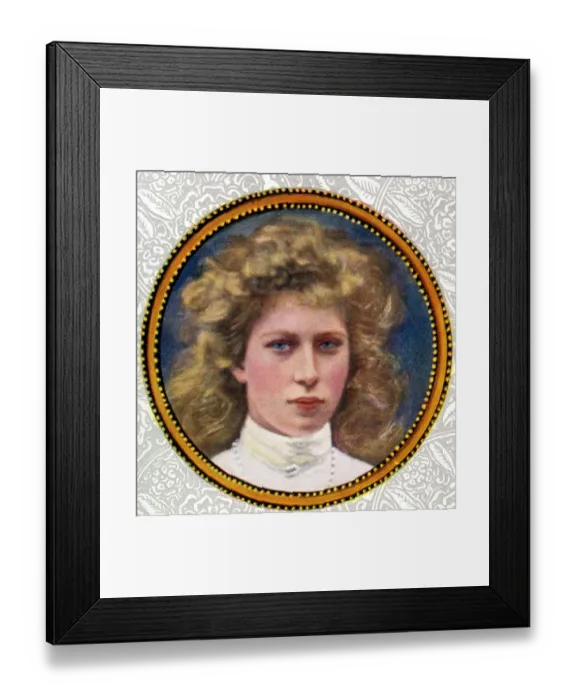Framed Print : HRH Princess Mary (as the Princess Royal) - Mary of Teck (Victoria Mary Augusta Framed Print : HRH Princess Mary (as the Princess Royal) - Mary of Teck (Victoria Mary Augusta