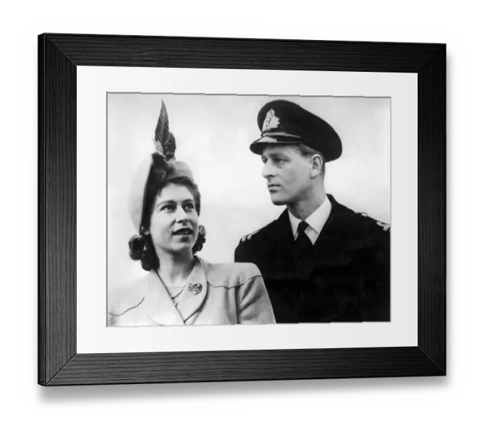Framed Print : Duke of Edinburghs Life Filmed 23rd September 1953 The life story of the Duke