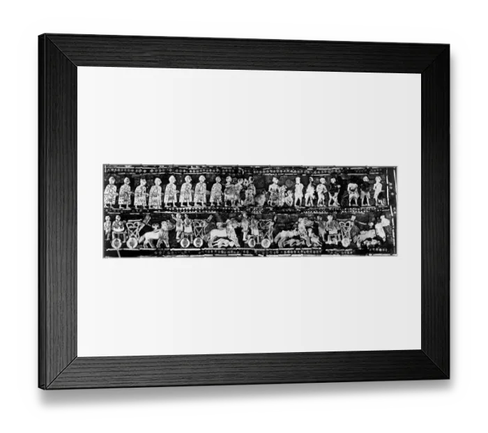 Framed Print : Ancient warfare: Mesopotamia, the Royal Standard of Ur Framed Print : Ancient warfare: Mesopotamia, the Royal Standard of Ur