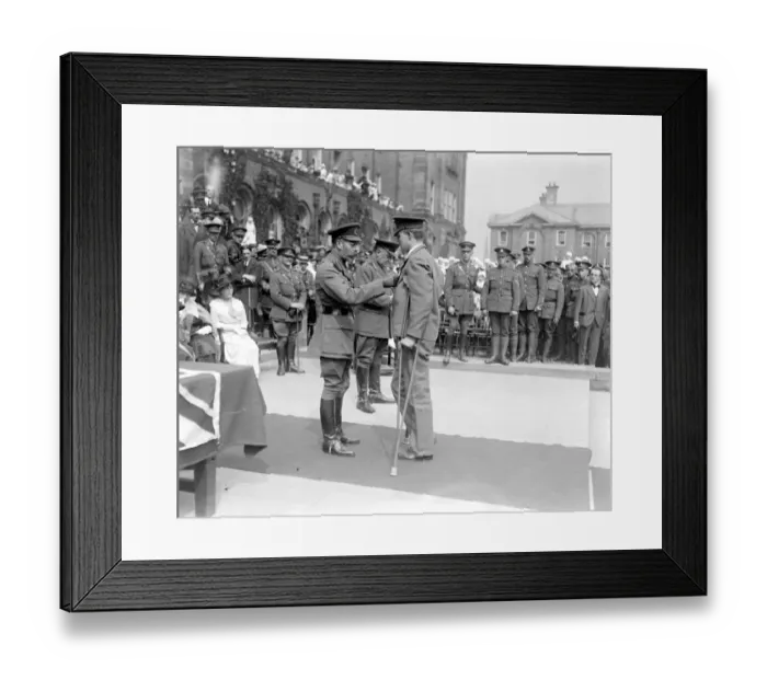 Framed Print : Royal visit to The West Riding. 1 June 1918 Framed Print : Royal visit to The West Riding. 1 June 1918