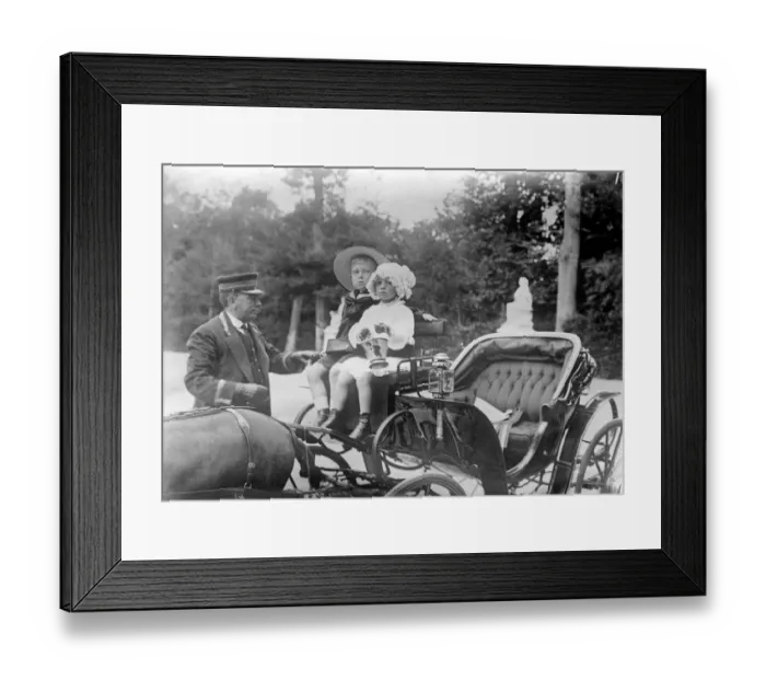 Framed Print : Spanish Royal Children, The Prince of the Asturias, and Princess Beatrice in their Framed Print : Spanish Royal Children, The Prince of the Asturias, and Princess Beatrice in their