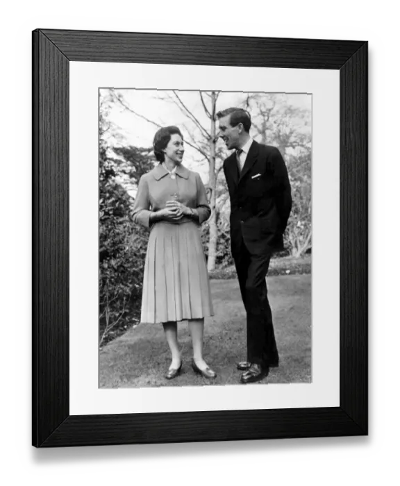 Framed Print : Antony Armstrong Jones and Princess Margaret. 27th February 1960