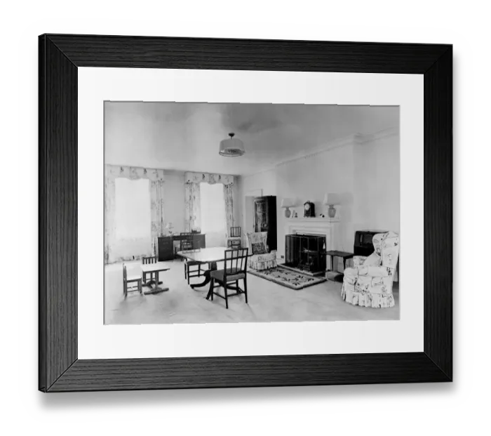 Framed Print : The day nursery at Clarence House. 27th October 1949