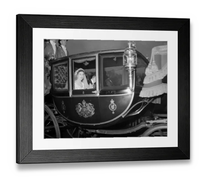 Framed Print : Royal Wedding. Princess Elizabeth. 20 November 1947 Framed Print : Royal Wedding. Princess Elizabeth. 20 November 1947