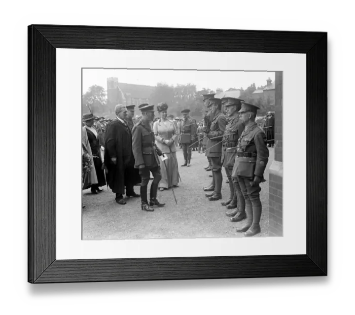 Framed Print : Royal visit to Bedford. 27 June 1918 Framed Print : Royal visit to Bedford. 27 June 1918