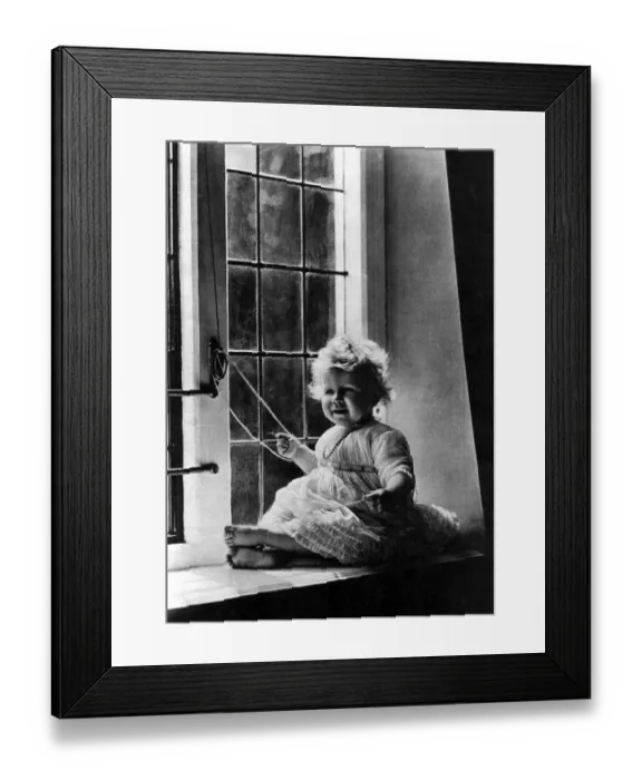 Framed Print : Princess Elizabeth II 1927 Framed Print : Princess Elizabeth II 1927
