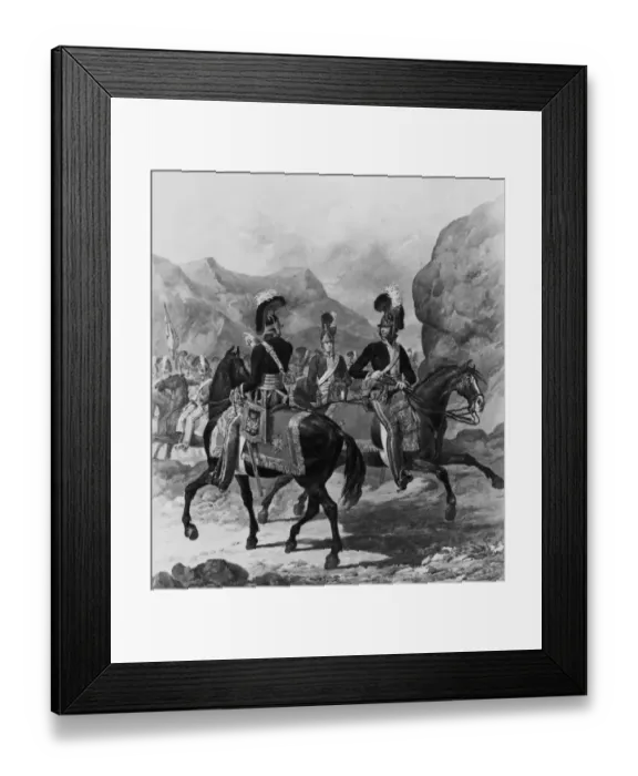Framed Print : Officers. Royal Horse Guards (the Blues), 1814 Framed Print : Officers. Royal Horse Guards (the Blues), 1814