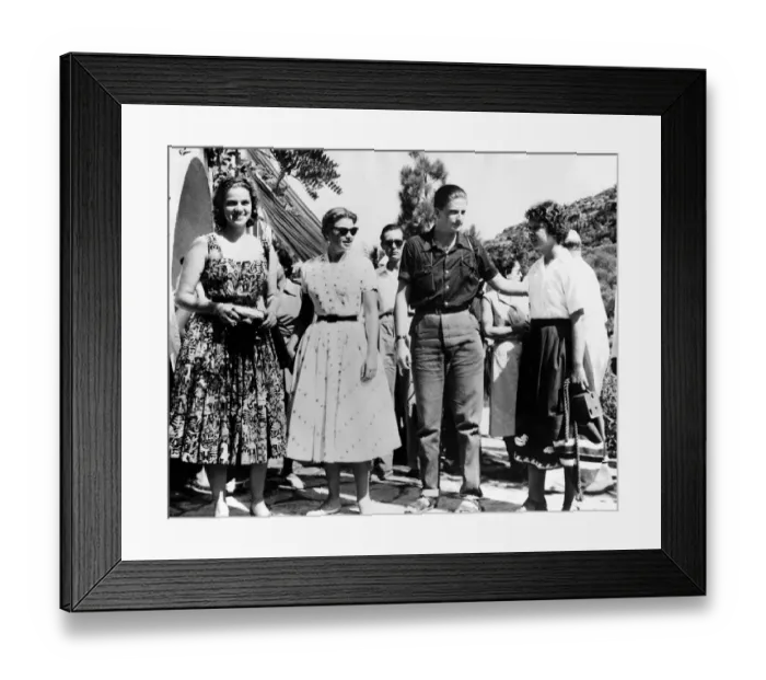 Framed Print : Members of the European Royal Families who are taking part in the Mediterranean Cruise Framed Print : Members of the European Royal Families who are taking part in the Mediterranean Cruise