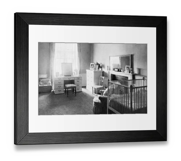 Framed Print : The Royal nursery - 1936 Framed Print : The Royal nursery - 1936