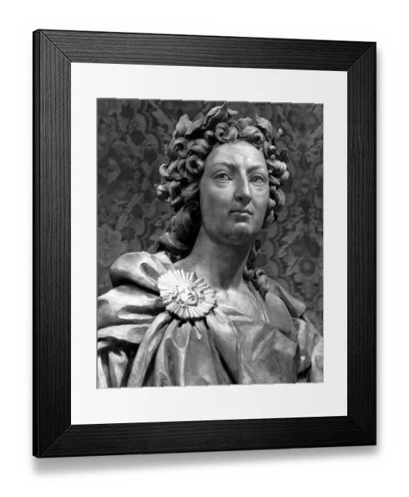 Framed Print : Bust of Louis XV (1710-1774), King of France from 1715, by Lambert Sigisbert Adam Le Vau Framed Print : Bust of Louis XV (1710-1774), King of France from 1715, by Lambert Sigisbert Adam Le Vau