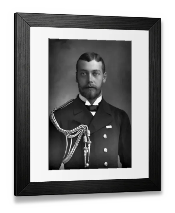 Framed Print : Portrait of King George V undated