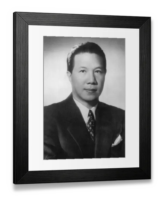Framed Print : Bao Dai Head of the state of Vietnam undated Framed Print : Bao Dai Head of the state of Vietnam undated