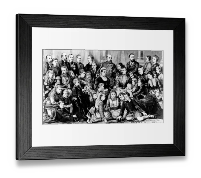 Framed Print : Her Majesty Queen Victoria and the members of the Royal Family Framed Print : Her Majesty Queen Victoria and the members of the Royal Family