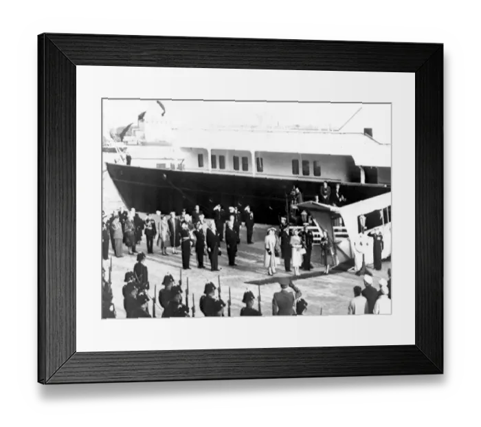 Framed Print : Amsterdam The Netherlands Three day state visit Queen Elizabeth II and Prince Philip Framed Print : Amsterdam The Netherlands Three day state visit Queen Elizabeth II and Prince Philip