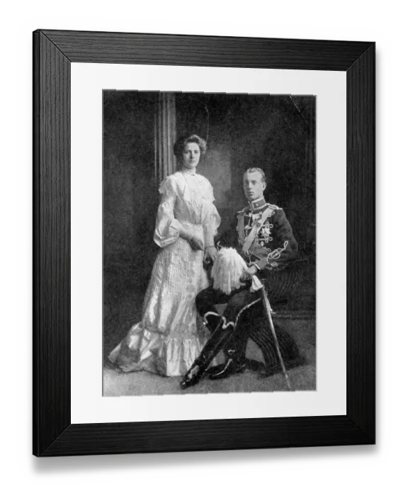 Framed Print : The Royal Wedding at Darmstadt: Prince Andrew of Greece and Princess Alice of Battenberg Framed Print : The Royal Wedding at Darmstadt: Prince Andrew of Greece and Princess Alice of Battenberg