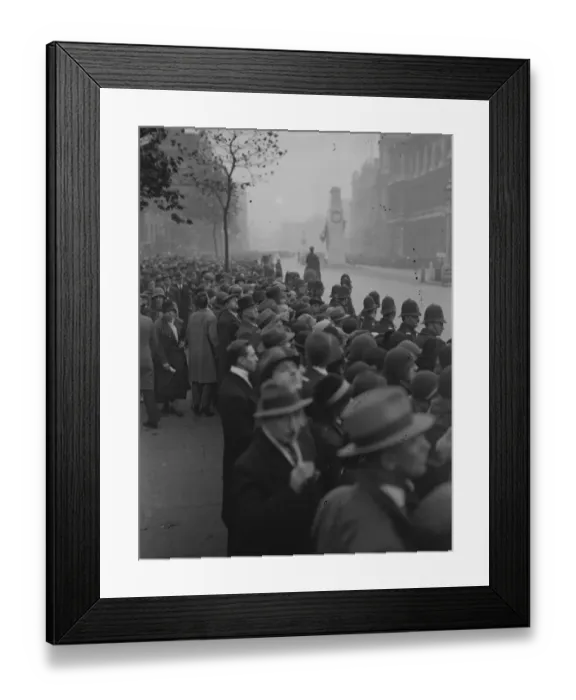 Framed Print : Fourteenth anniversary of the Armistice celebrated in London. The fourteenth anniversary Framed Print : Fourteenth anniversary of the Armistice celebrated in London. The fourteenth anniversary
